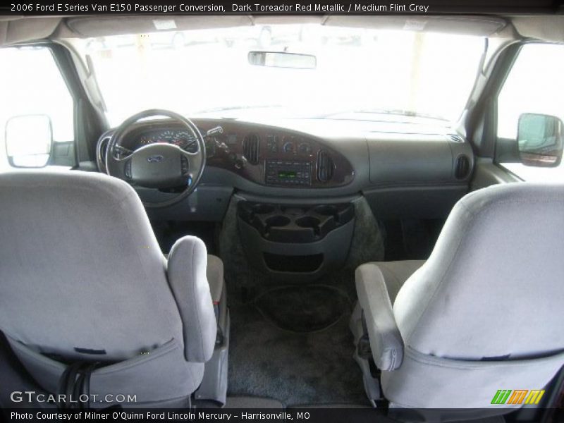 Dark Toreador Red Metallic / Medium Flint Grey 2006 Ford E Series Van E150 Passenger Conversion