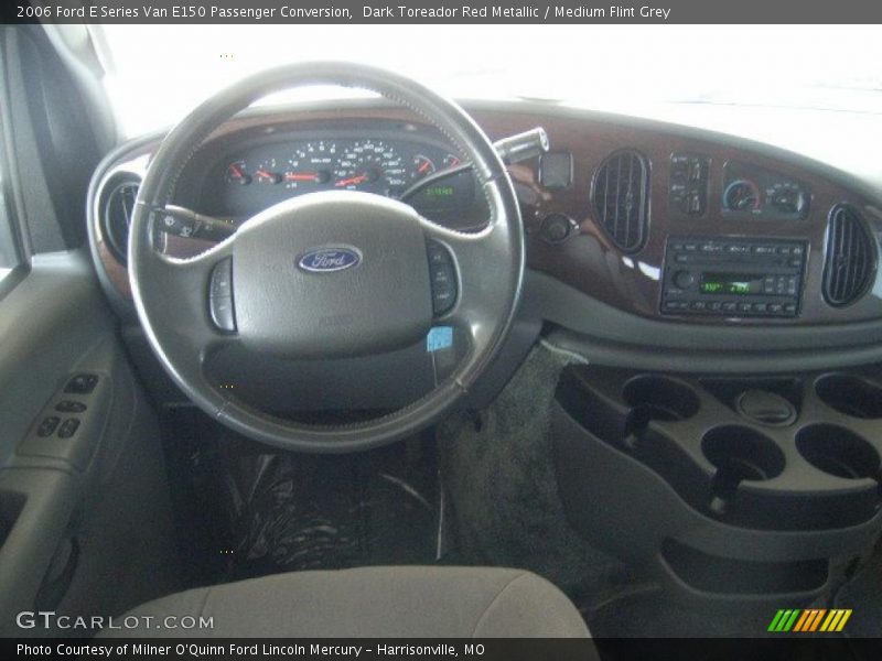 Dark Toreador Red Metallic / Medium Flint Grey 2006 Ford E Series Van E150 Passenger Conversion