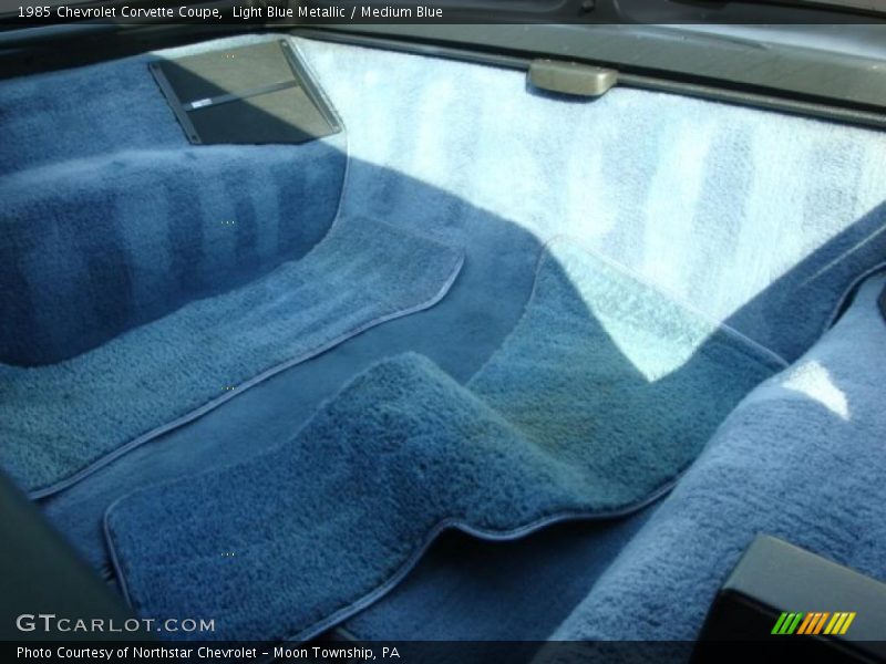 Light Blue Metallic / Medium Blue 1985 Chevrolet Corvette Coupe