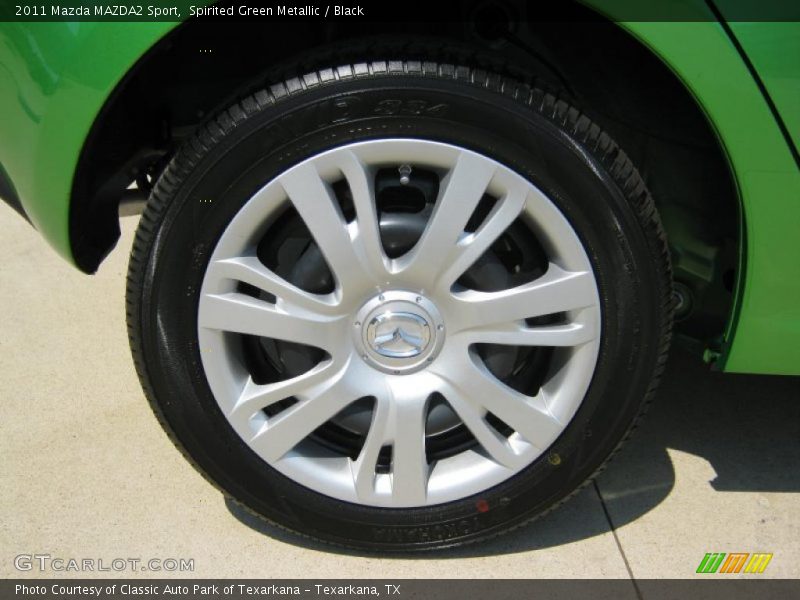Spirited Green Metallic / Black 2011 Mazda MAZDA2 Sport