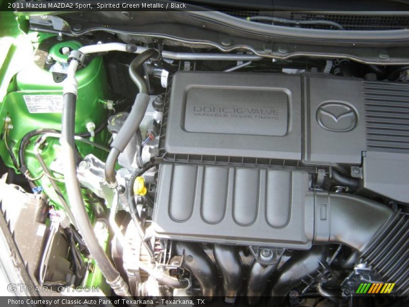 Spirited Green Metallic / Black 2011 Mazda MAZDA2 Sport