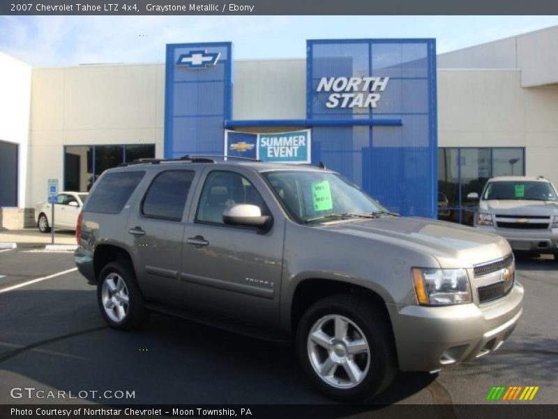 Graystone Metallic / Ebony 2007 Chevrolet Tahoe LTZ 4x4