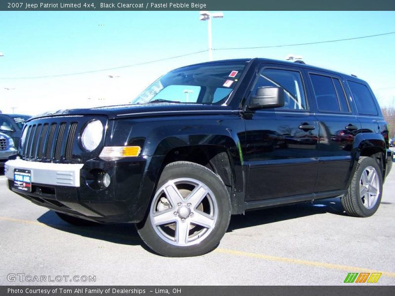 Black Clearcoat / Pastel Pebble Beige 2007 Jeep Patriot Limited 4x4