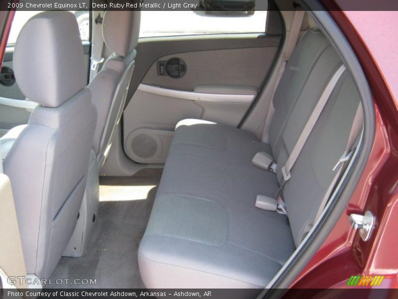 Deep Ruby Red Metallic / Light Gray 2009 Chevrolet Equinox LT