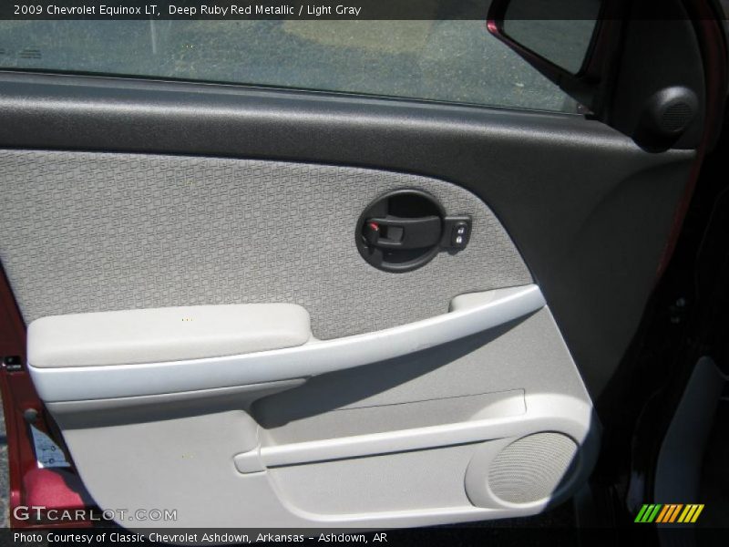 Deep Ruby Red Metallic / Light Gray 2009 Chevrolet Equinox LT