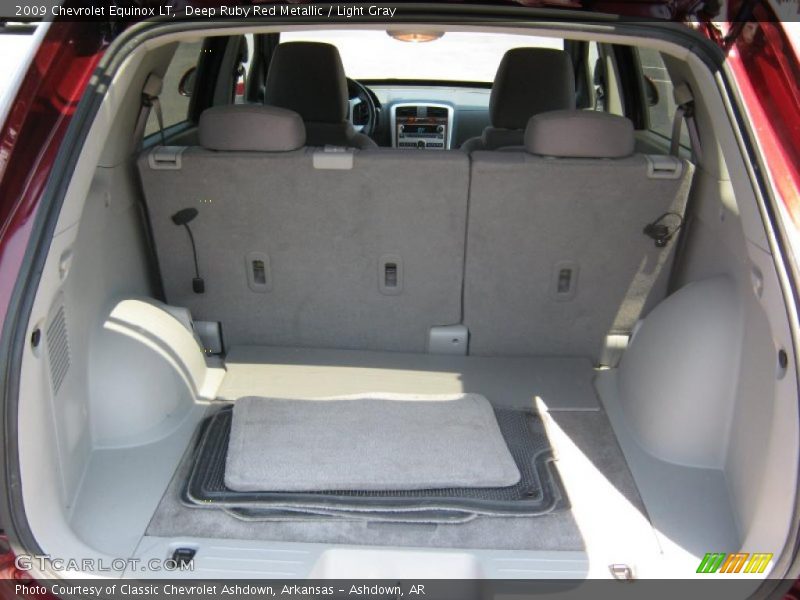 Deep Ruby Red Metallic / Light Gray 2009 Chevrolet Equinox LT