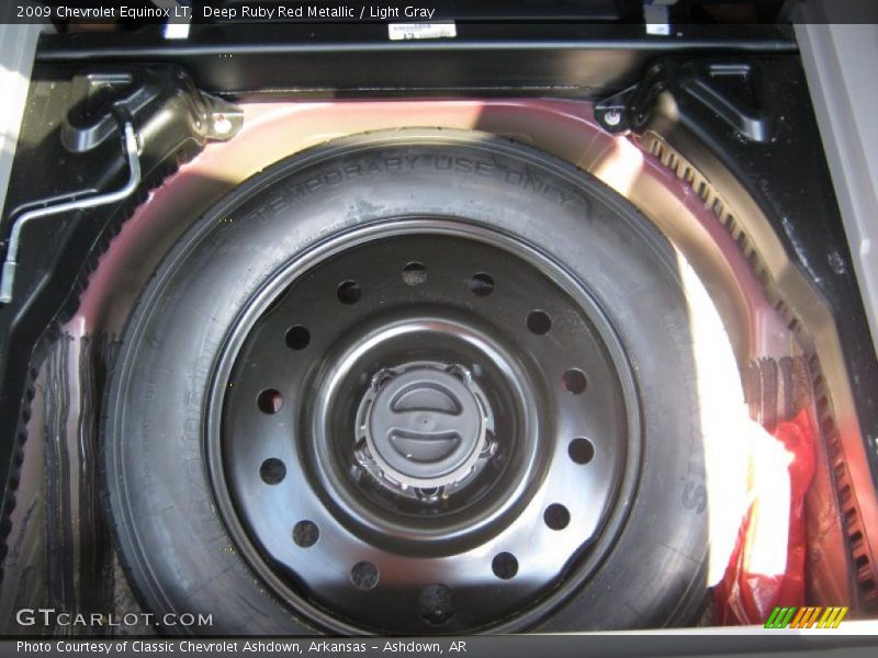 Deep Ruby Red Metallic / Light Gray 2009 Chevrolet Equinox LT