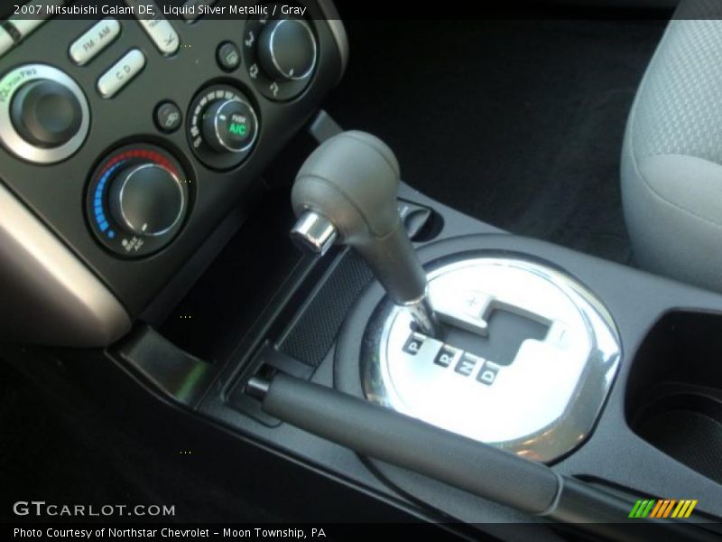Liquid Silver Metallic / Gray 2007 Mitsubishi Galant DE