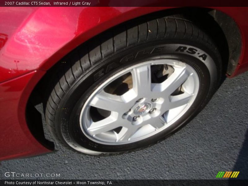 Infrared / Light Gray 2007 Cadillac CTS Sedan