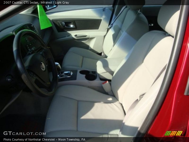 Infrared / Light Gray 2007 Cadillac CTS Sedan
