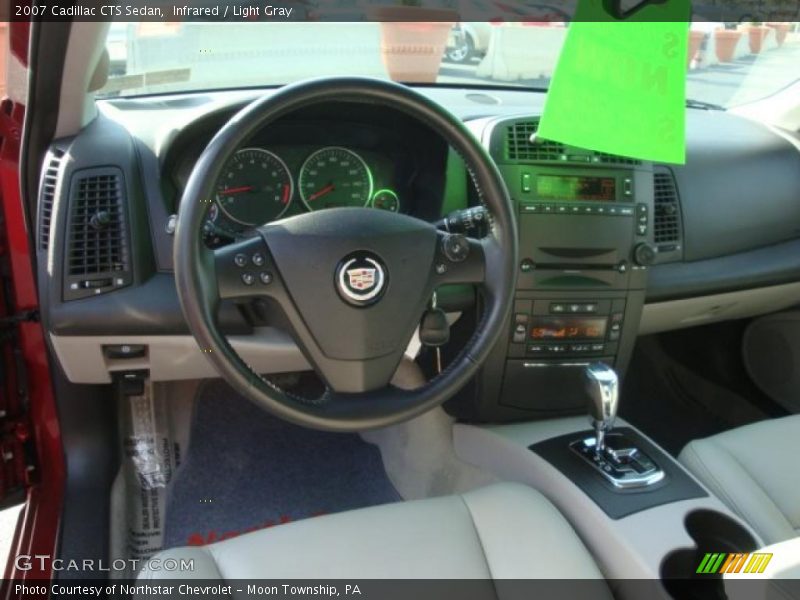 Infrared / Light Gray 2007 Cadillac CTS Sedan