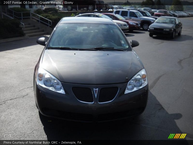 Granite Metallic / Ebony 2007 Pontiac G6 Sedan