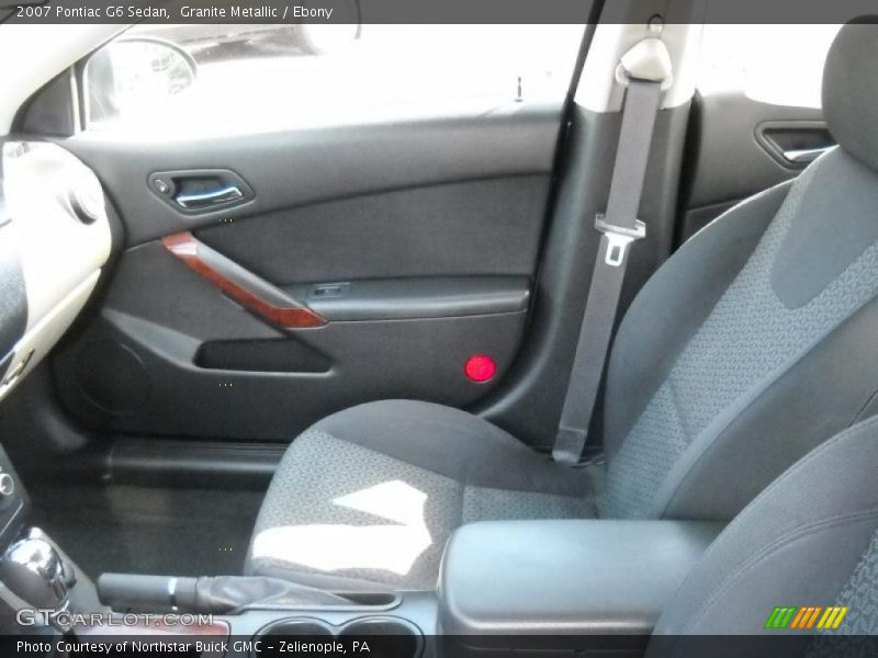 Granite Metallic / Ebony 2007 Pontiac G6 Sedan