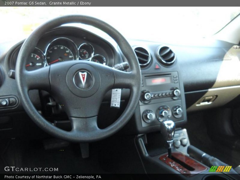 Granite Metallic / Ebony 2007 Pontiac G6 Sedan