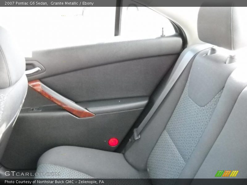 Granite Metallic / Ebony 2007 Pontiac G6 Sedan