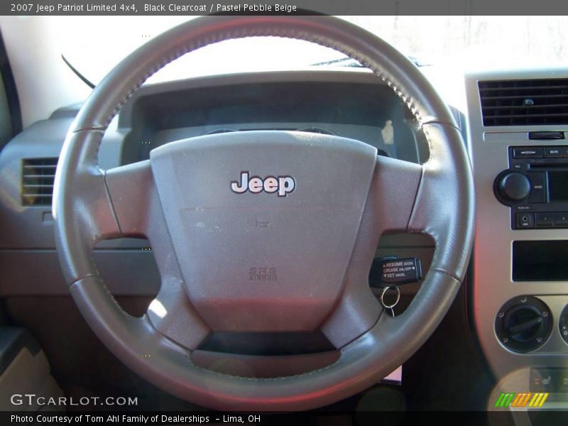 Black Clearcoat / Pastel Pebble Beige 2007 Jeep Patriot Limited 4x4