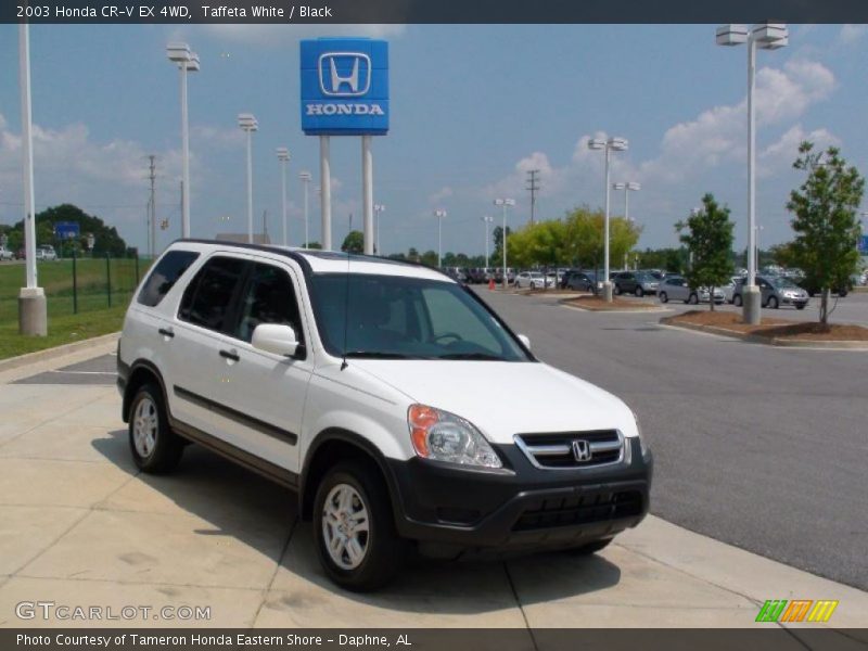 Taffeta White / Black 2003 Honda CR-V EX 4WD