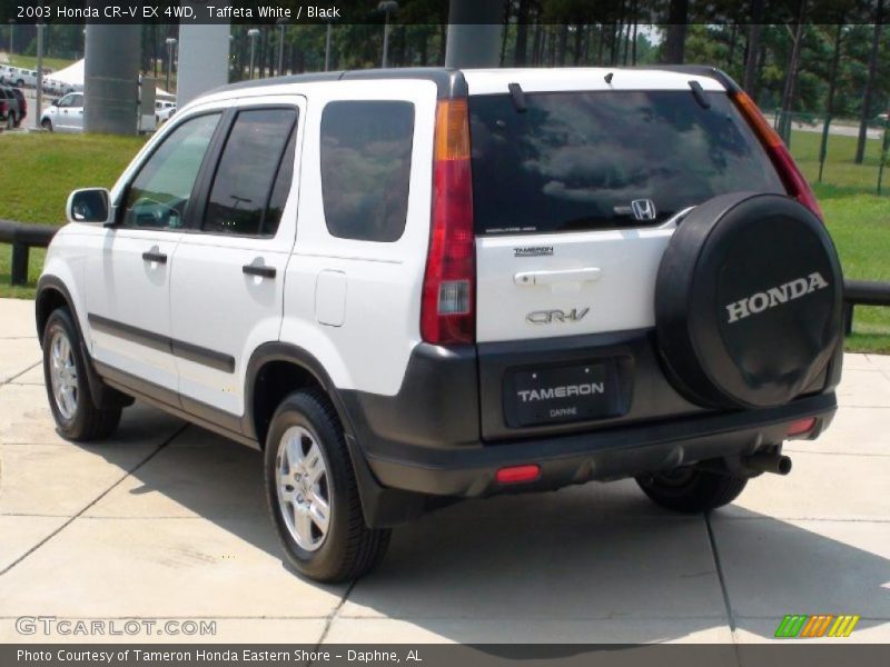 Taffeta White / Black 2003 Honda CR-V EX 4WD