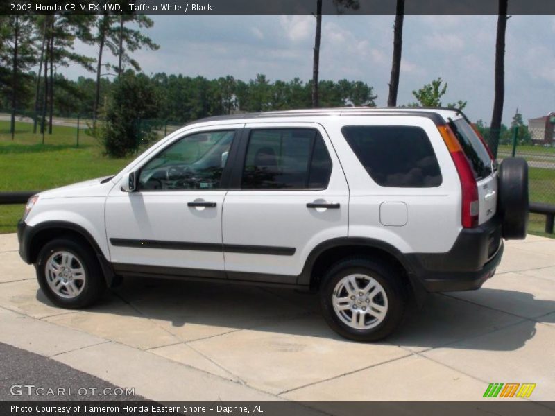 Taffeta White / Black 2003 Honda CR-V EX 4WD