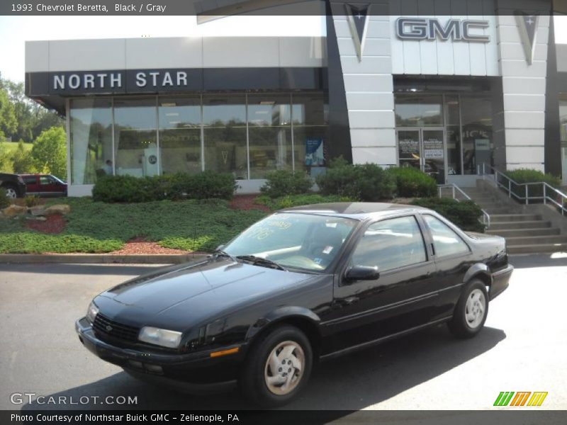 Black / Gray 1993 Chevrolet Beretta