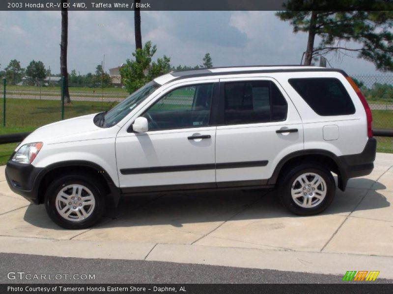 Taffeta White / Black 2003 Honda CR-V EX 4WD