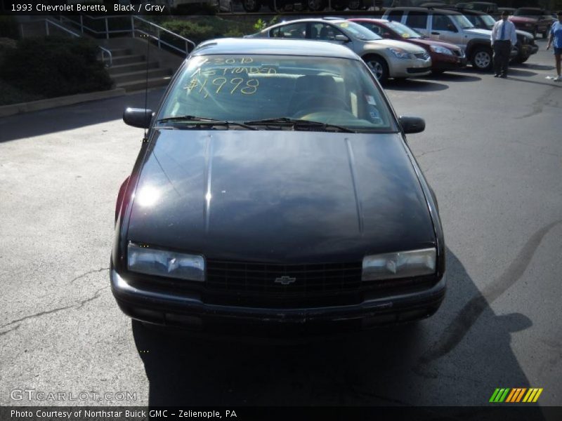 Black / Gray 1993 Chevrolet Beretta