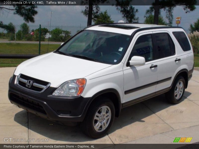 Taffeta White / Black 2003 Honda CR-V EX 4WD