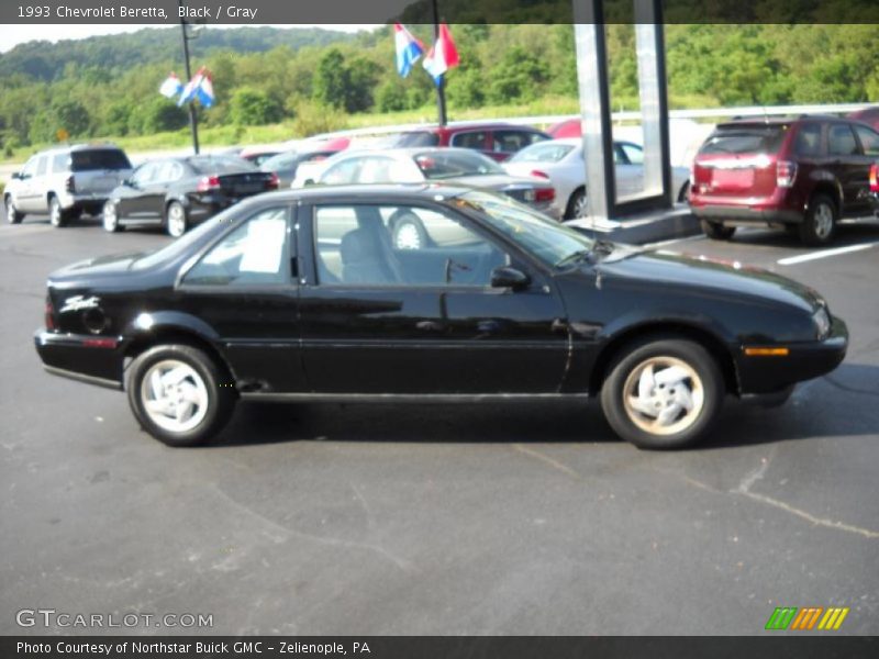 Black / Gray 1993 Chevrolet Beretta