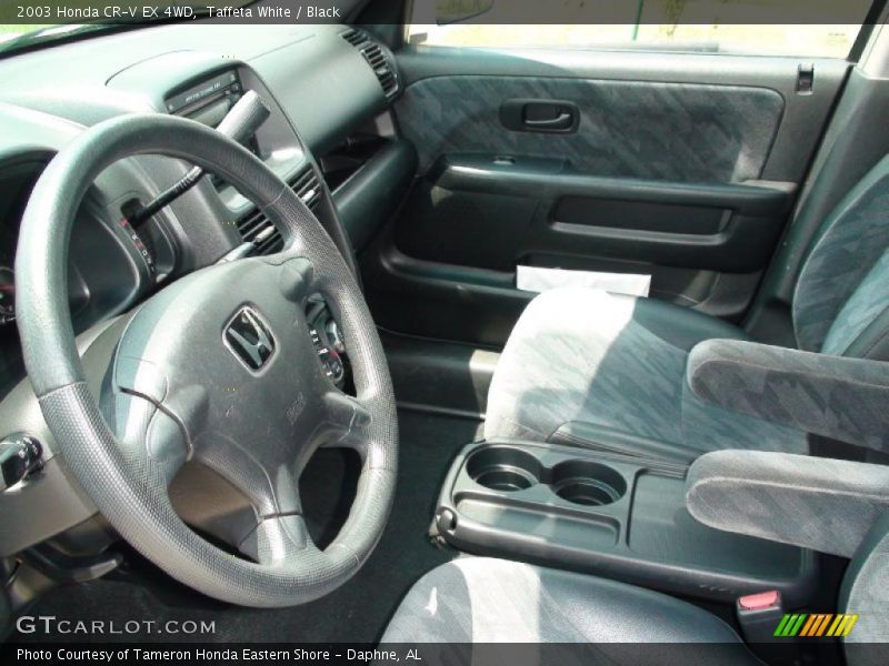 Taffeta White / Black 2003 Honda CR-V EX 4WD