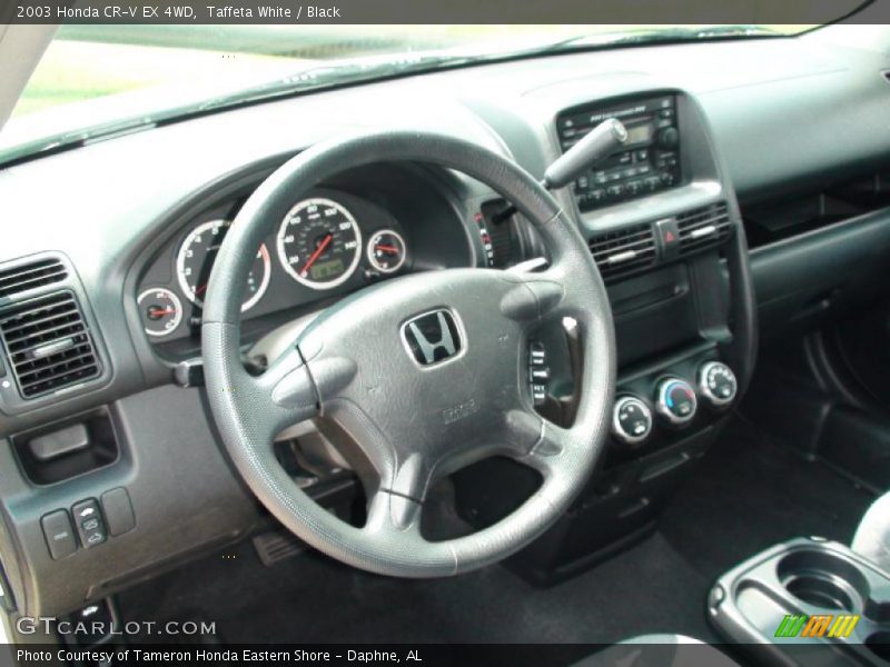 Taffeta White / Black 2003 Honda CR-V EX 4WD