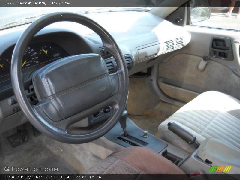 Black / Gray 1993 Chevrolet Beretta