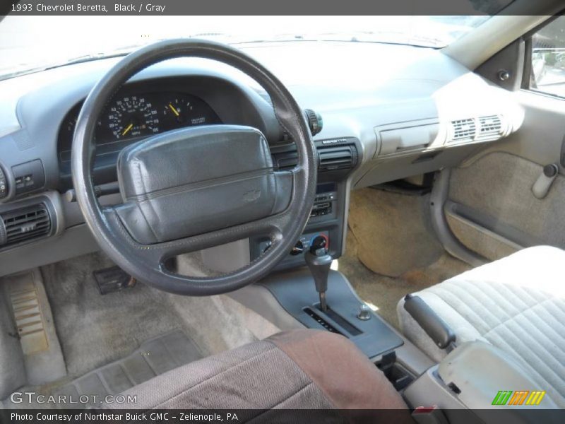 Black / Gray 1993 Chevrolet Beretta