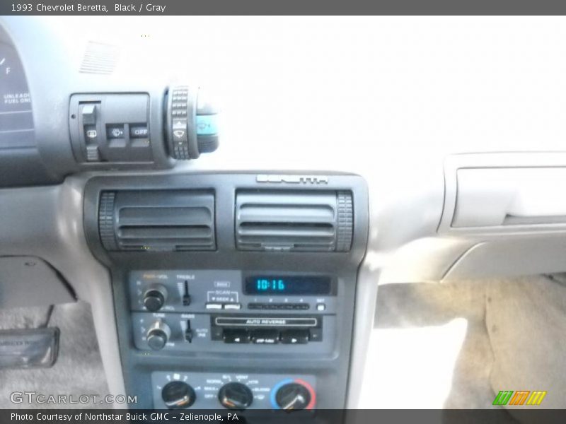 Black / Gray 1993 Chevrolet Beretta