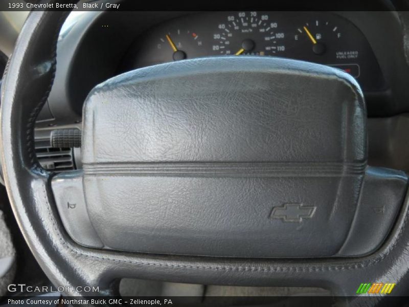 Black / Gray 1993 Chevrolet Beretta