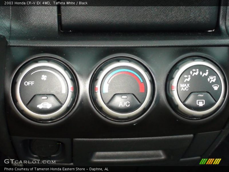 Taffeta White / Black 2003 Honda CR-V EX 4WD