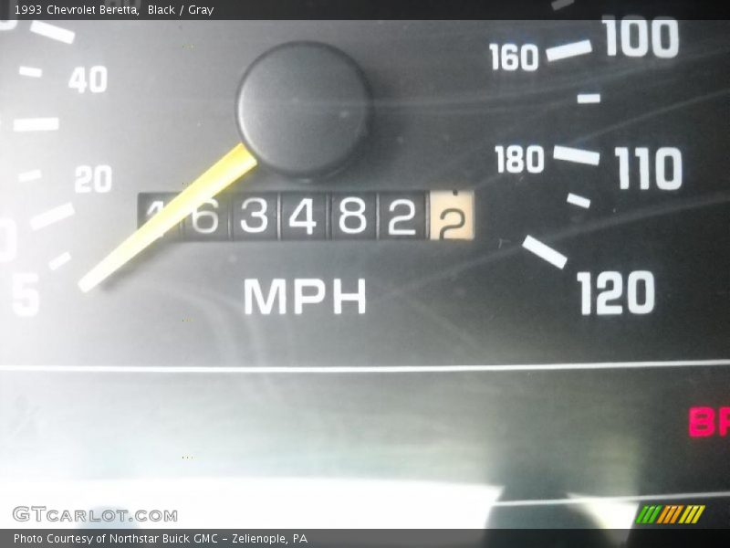 Black / Gray 1993 Chevrolet Beretta