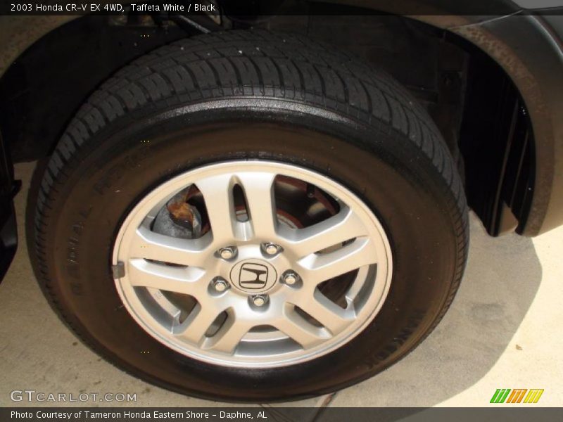 Taffeta White / Black 2003 Honda CR-V EX 4WD