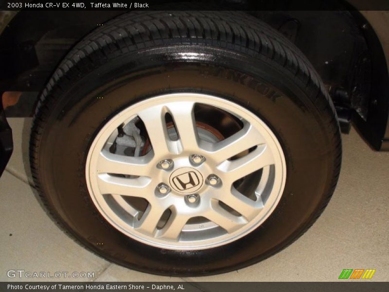 Taffeta White / Black 2003 Honda CR-V EX 4WD