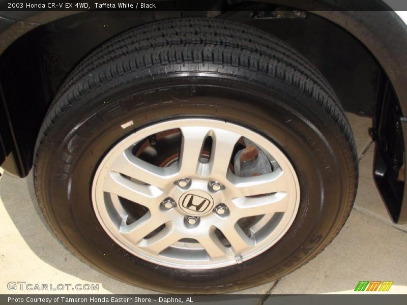 Taffeta White / Black 2003 Honda CR-V EX 4WD