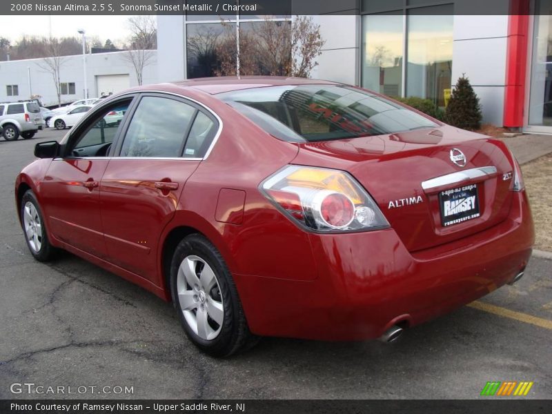 Sonoma Sunset Metallic / Charcoal 2008 Nissan Altima 2.5 S