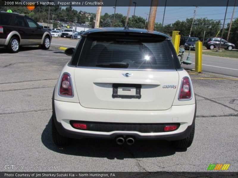 Pepper White / Grey/Black 2008 Mini Cooper S Hardtop