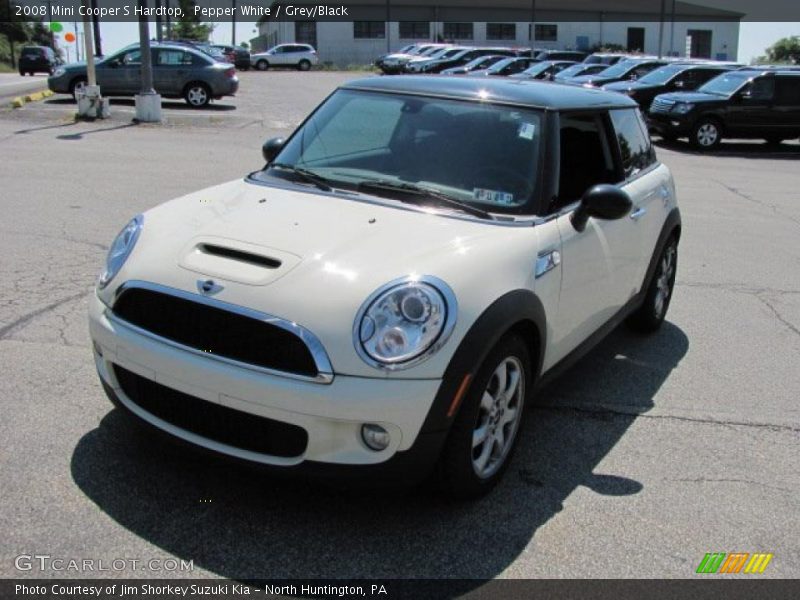 Pepper White / Grey/Black 2008 Mini Cooper S Hardtop