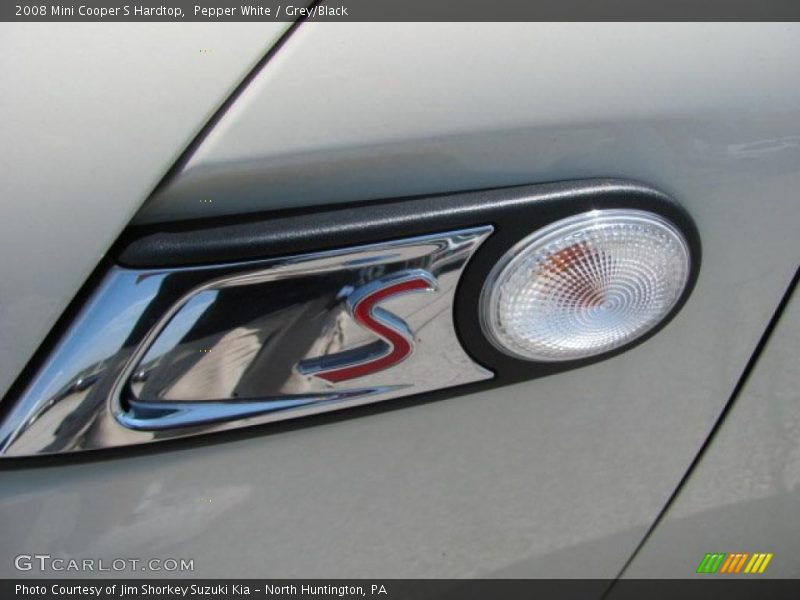 Pepper White / Grey/Black 2008 Mini Cooper S Hardtop