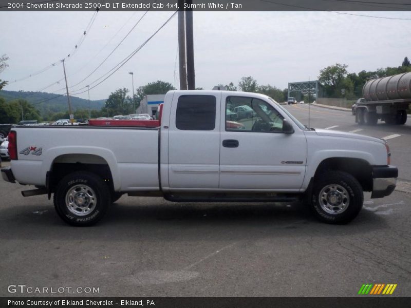 Summit White / Tan 2004 Chevrolet Silverado 2500HD LT Extended Cab 4x4