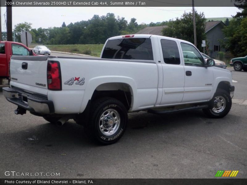 Summit White / Tan 2004 Chevrolet Silverado 2500HD LT Extended Cab 4x4