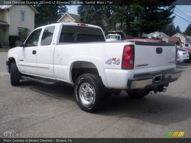 Summit White / Tan 2004 Chevrolet Silverado 2500HD LT Extended Cab 4x4