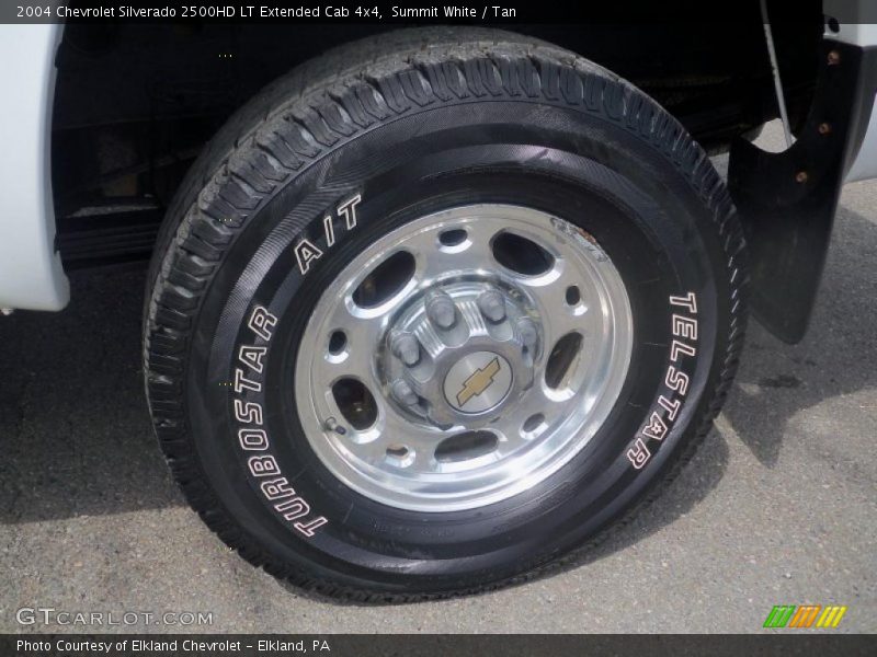Summit White / Tan 2004 Chevrolet Silverado 2500HD LT Extended Cab 4x4