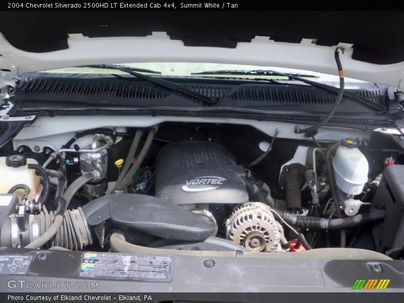 Summit White / Tan 2004 Chevrolet Silverado 2500HD LT Extended Cab 4x4