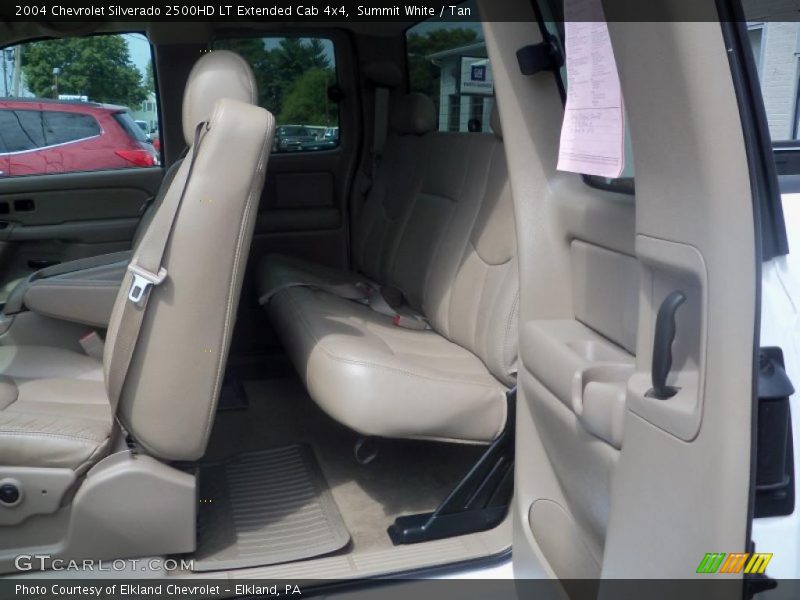 Summit White / Tan 2004 Chevrolet Silverado 2500HD LT Extended Cab 4x4