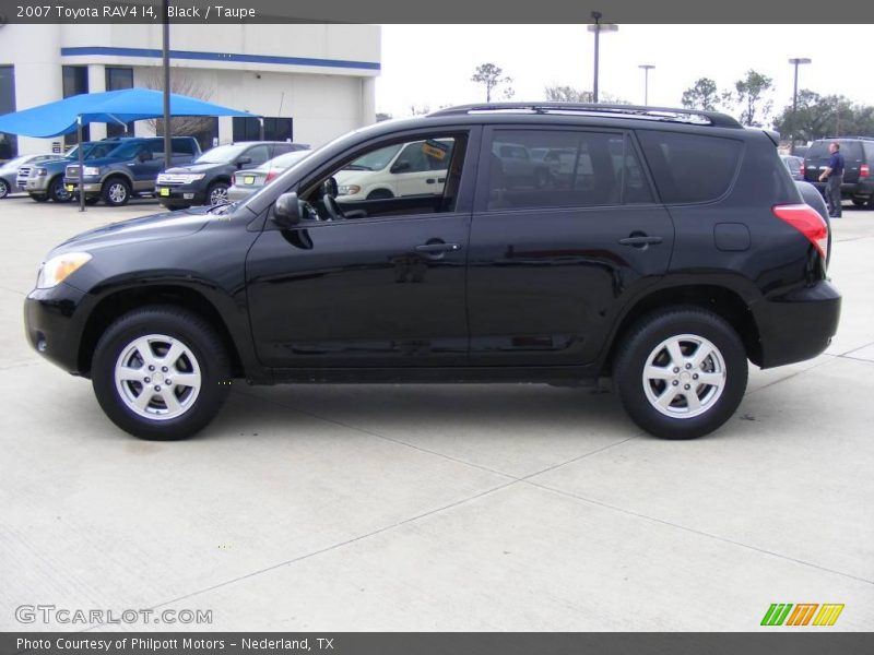 Black / Taupe 2007 Toyota RAV4 I4